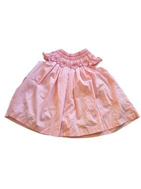 Vintage Handmade Pink Hand Smocked Bishop Float Dress Girls 2T Heirloom Easter